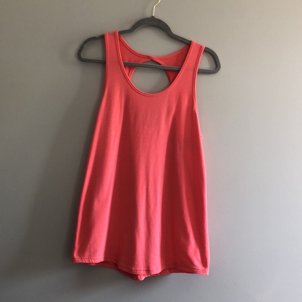 Large Zyia Flamingo Twist Tank